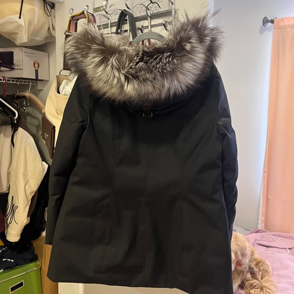 Mackage Larysa Puffer Down Jacket Fox Fur Lining | Size XL - Picture 2 of 7
